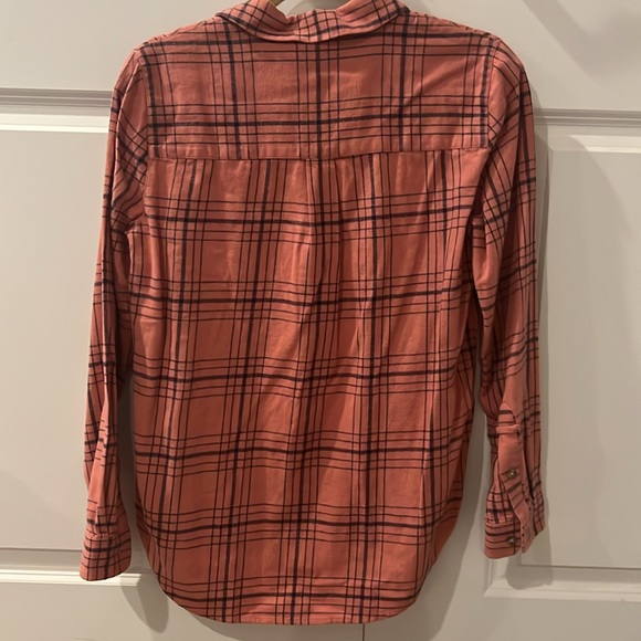 NWT MADEWELL PULLOVER FLANNEL TOP - Picture 2 of 4